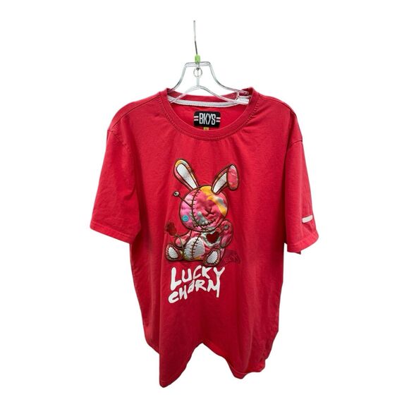 Lucky Brand Other - BKYS Men's Lucky Charm Original Print with LAVA Quality Tee -RED RV Large